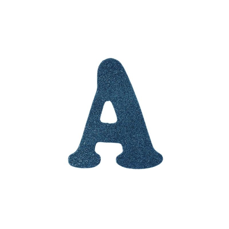 LETRA A FOMI AZUL