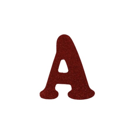 LETRA A FOMI ROJO