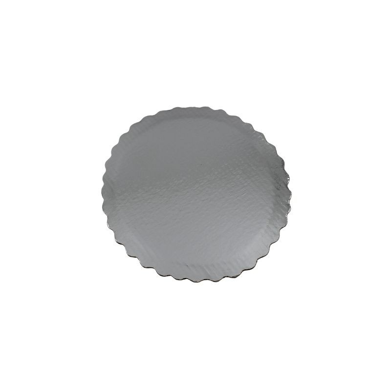 BASE REDONDA 25 CM PLATA