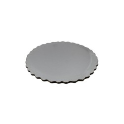 BASE REDONDA 25 CM PLATA