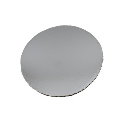 BASE REDONDA 32CM PLATA