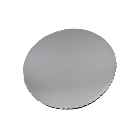 BASE REDONDA 32CM PLATA