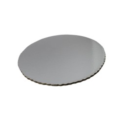 BASE REDONDA 32CM PLATA