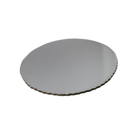 BASE REDONDA 32CM PLATA