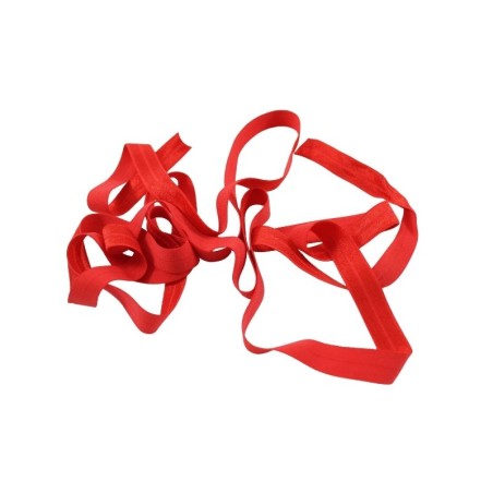ELÁSTICO BRILLOSO ROJO