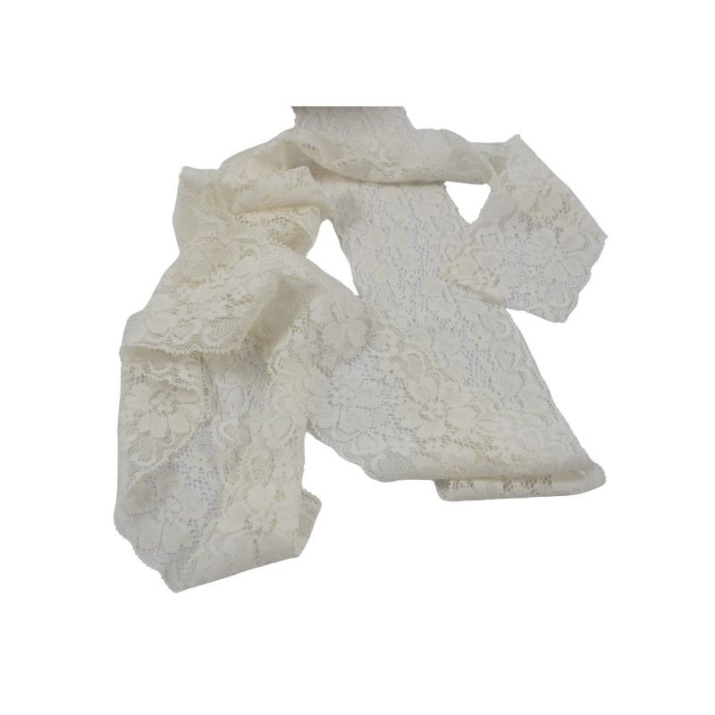 ENCAJE ELÁSTICO 6CM BEIGE