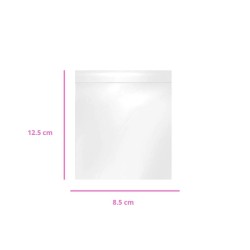 SOBRE TRANSPARENTE 12.8X8.5CM