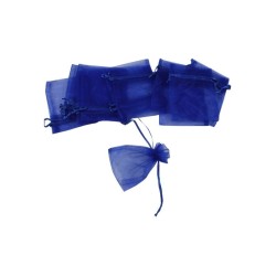BOLSITA DE ORGANZA 3X4 AZUL REY