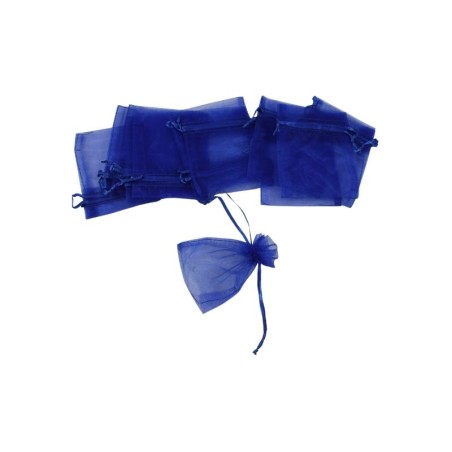 BOLSITA DE ORGANZA 3X4 AZUL REY