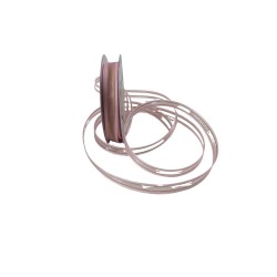 LISTÓN ORGANZA CON SATÍN NUM 1.5 ROSA CON ORO