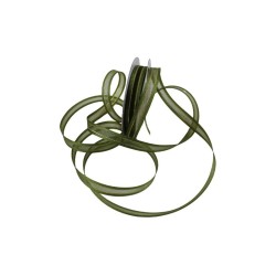 LISTÓN ORGANZA CON SATÍN NUM 1.5 VERDE MUESGO CON ORO