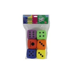 DADO DE FOMI 5X5CM COLORES