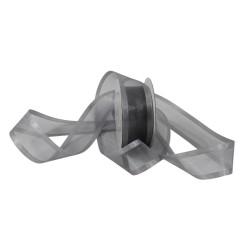 ORGANZA CON SATÍN 1.5 PLATA