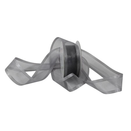 ORGANZA CON SATÍN 1.5 PLATA