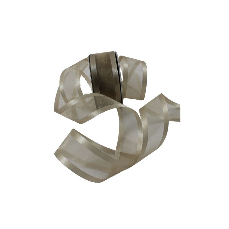 ORGANZA CON SATÍN 1.5 TOFFEE