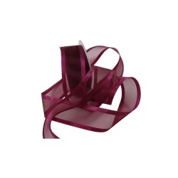 ORGANZA CON SATÍN 1.5 GUINDA