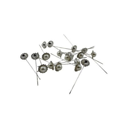 PERLA CON DIAMANTE