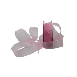 LISTÓN ORGANZA LISO NUM 5 ROSA