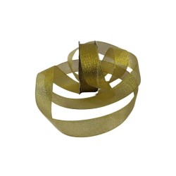CINTA LUREX 2.5CM DORADO