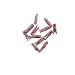 BROCHE DE MADERA 3.5CM ROSA
