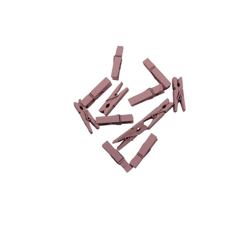 BROCHE DE MADERA 3.5CM ROSA
