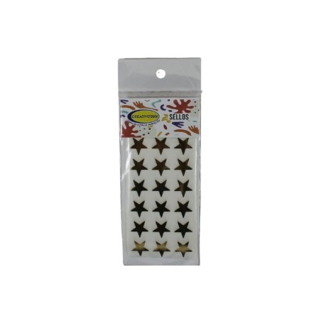 STICKER ESTRELLLA DORADA