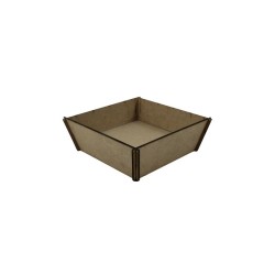 CHAROLA ENSAMBLADA MDF 15X15CM