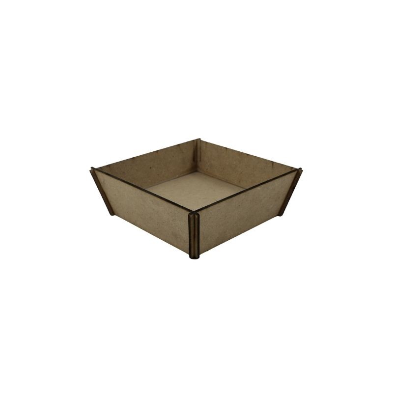CHAROLA ENSAMBLADA MDF 15X15CM