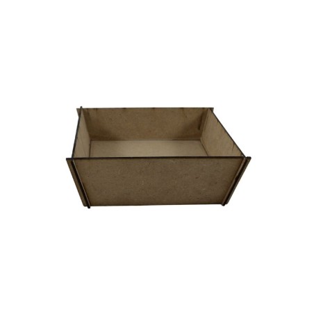 CHAROLA ENSAMBLADA MDF 15X15CM