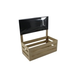 CAJA CON PIZARRA 15X30CM