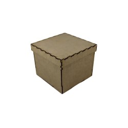CAJA MDF CON TAPA 18X18X15CM