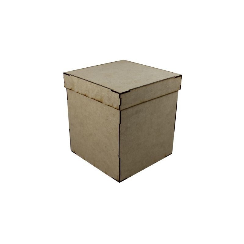 CAJA MDF CON TAPA 18X18X20CM
