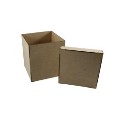 CAJA MDF CON TAPA 18X18X20CM