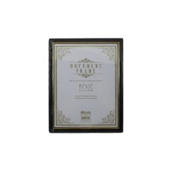 MARCO 8.5 X11  NEGRO CON DORADO