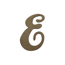 LETRA E CURSIVA 17-20CM