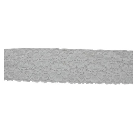 ENCAJE ELÁSTICO 6CM BLANCO