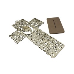 PADRE NUESTRO CRUZ  24 CON BASE