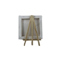 CABALLETE Y LIENZO 15X15CM