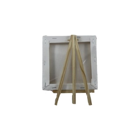 CABALLETE Y LIENZO 15X15CM