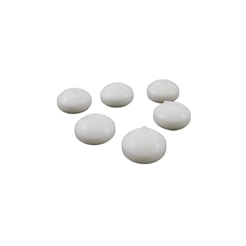 VELA FLOTANTE 4CM BLANCA