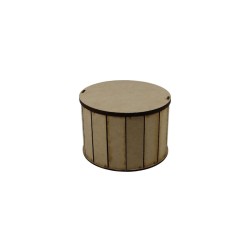 CILINDRO MDF CON TAPA 15CM