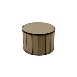 CILINDRO MDF CON TAPA 20CM