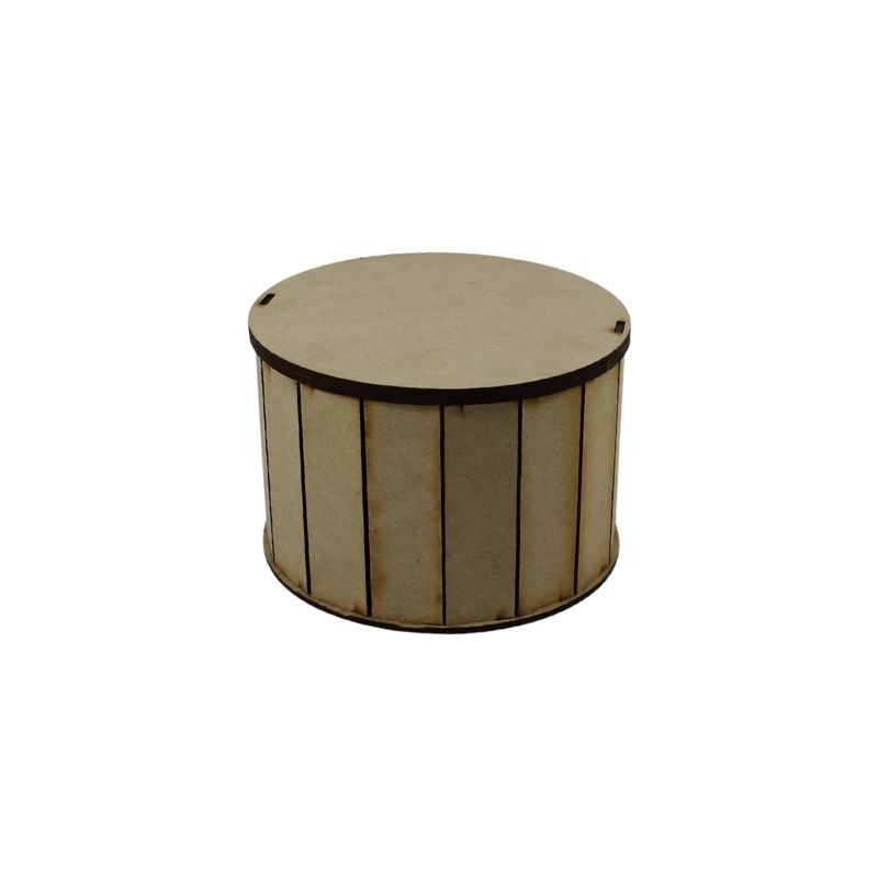 CILINDRO MDF CON TAPA 20CM