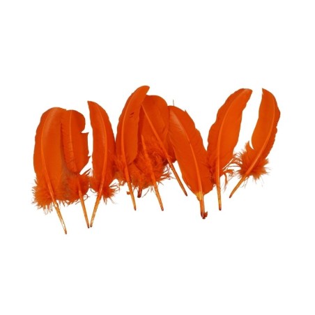 PLUMA PARA PENACHO NARANJA