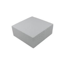 BASE CUADRADA DE UNICEL 20X20CM