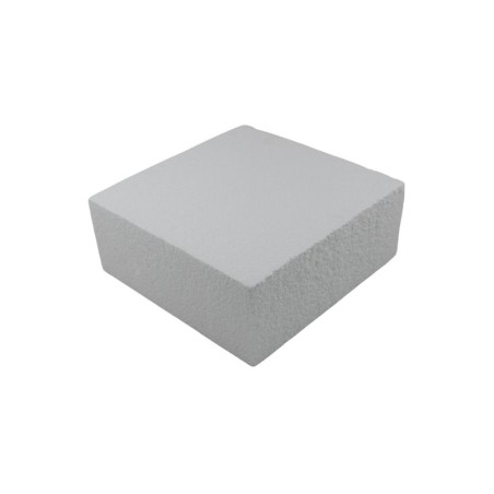 BASE CUADRADA DE UNICEL 20X20CM