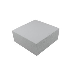 BASE CUADRADA DE UNICEL 25X25CM