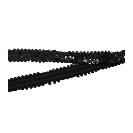 ELÁSTICO LENTEJUELA 3CM NEGRO
