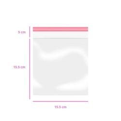 SOBRE TRANSPARENTE 15.5X15.5+5CM