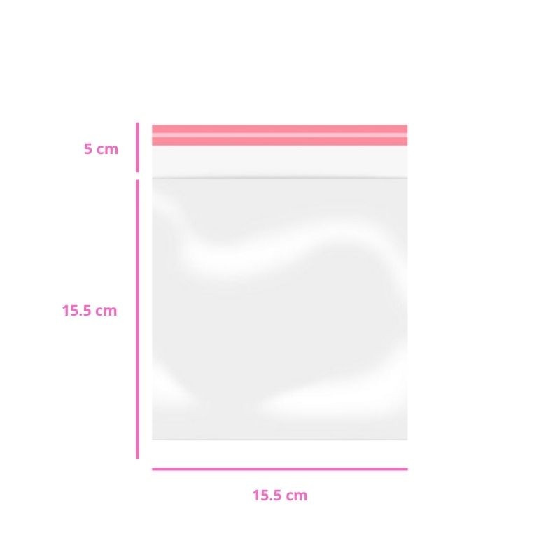 SOBRE TRANSPARENTE 15.5X15.5+5CM